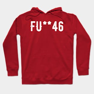 Anti Biden Anti Democrat Anti Liberal Funny Gifts - Fu*** 46 Grunge Hoodie